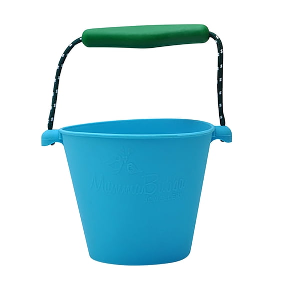 YiJuHui Foldable Beach Bucket Portable Soft Water Pail - Collapsible Sand Castle Mold, Large Capacity, Durable & Leakproof for Pool, Bath, Camping, Car Wash