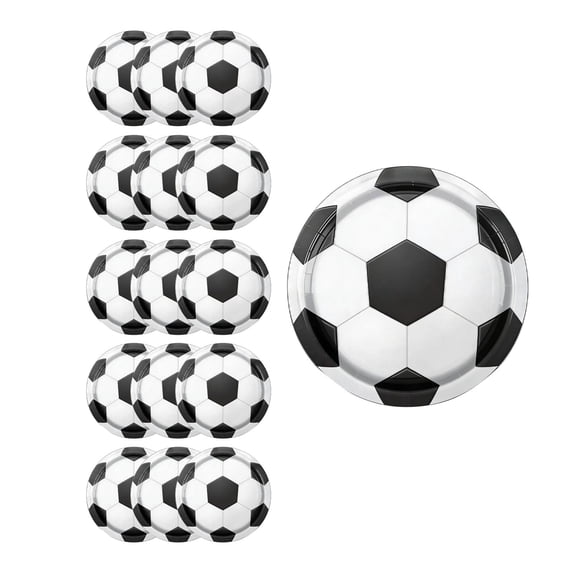 YiJuHui Football Party Supplies Stadium Theme Disposable Tableware Set Paper Plates Cups Napkins for Sports Game Day Decorations Bulk Eco-Friendly