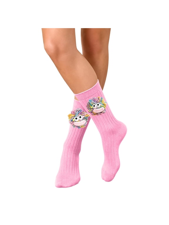 Funny Crazy Socks Novelty Socks, Cute Cartoon Socks for Christmas Stocking Stuffers, Gag Gifts and Fun Holiday Gifts