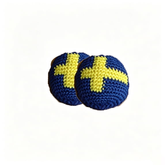 YiJuHui Funny Expression Soft Sandbags, Hand Crochet Knitted Toss Bags for Catching & Throwing Games, Durable Leather Beanbags for Outdoor Indoor Party Activities