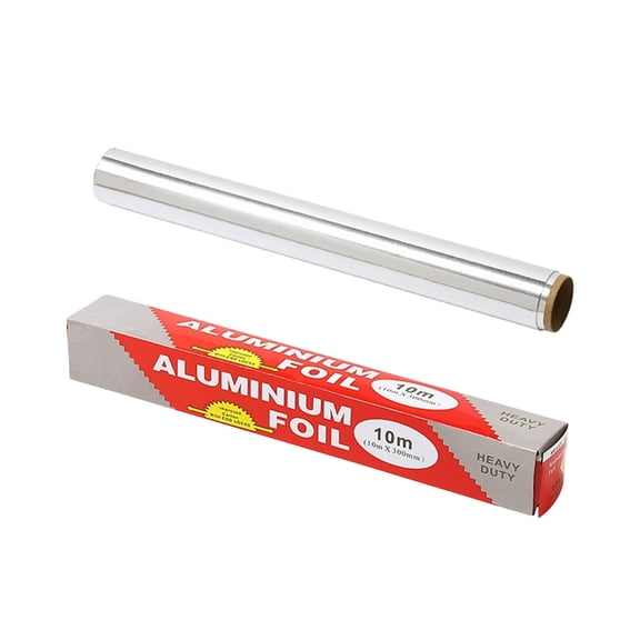 YiJuHui Heavy Duty Aluminum Foil Roll, Extra Wide & Thick Oven Safe Grill Foil for BBQ Baking Cooking, Non-Stick Kitchen Food Wrap, Commercial Grade Household Use L