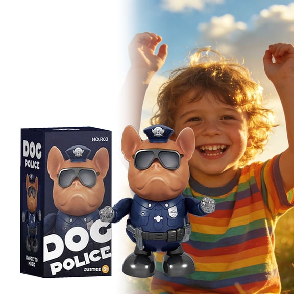 YiJuHui Interactive Dancing Dog Toy with Music and Lights, Animated Plush Animal Puppy for Playtime Fun, Early Learning Educational Toy, Cute Moving Stuffed Animal Gift