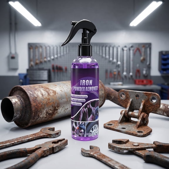 YiJuHui Multipurpose Rust Remover Spray Rust Dissolver for Car Wheels Stainless Steel Faucets Metal Polisher Fast Acting Heavy Duty Oxidation Cleaner
