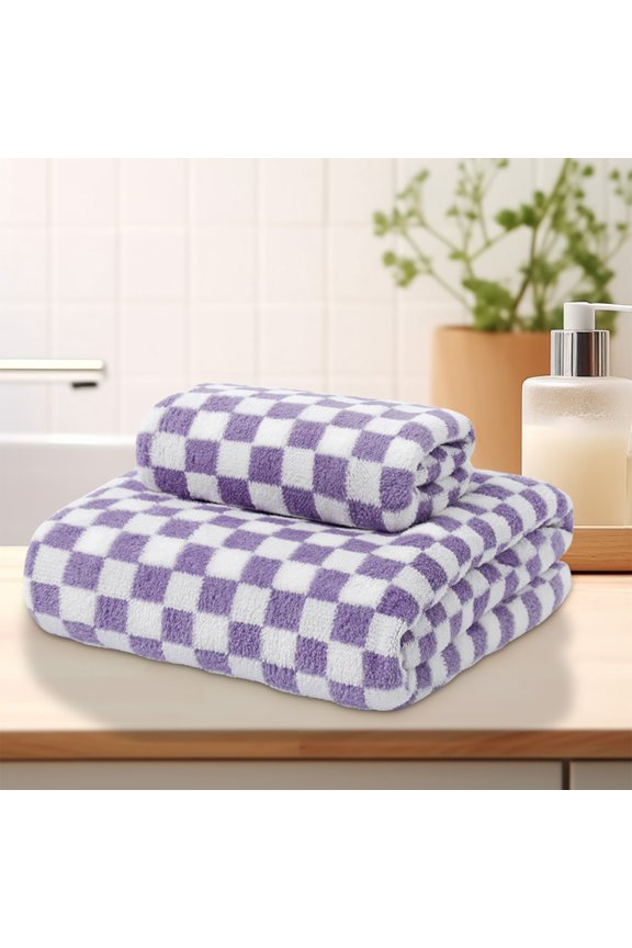 Plush Bath Towels Set, Ultra Soft Quick Dry Highly Absorbent, Luxury Hotel Quality Bath Towels for Spa, Gym, Beach, Home Use