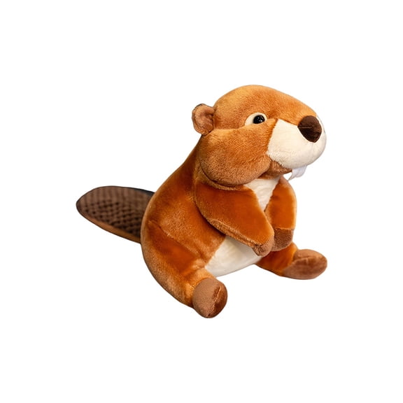 YiJuHui Plush Beaver Stuffed Animal Toy Soft Hugging Pillow Sleep Companion Cute Gifts for Adults Birthday Christmas Party Decor