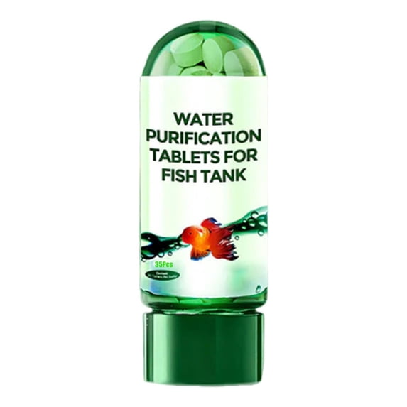 YiJuHui Powerful Aquarium Water Purifier Tablets - Fish Tank Water Clarifier, Removes Turbidity, Safe for Fish & Plants, Long Lasting Water Treatment, Easy to Use for Clean Aquarium Maintenance