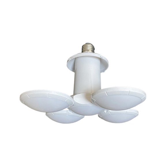 YiJuHui Rechargeable Emergency Light Bulb, LED Portable Power Outage Light, 2400mAh Battery, Auto On, Water Activated, Folding Camping Lantern for Home Outdoor Survival Kit