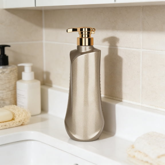 YiJuHui Refillable Soap Dispenser Hands Free Touchless Automatic Sensor Pump for Bathroom Kitchen Sink Liquid Soap Lotion Shower Gel Dispenser with 500ml Large Capacity Modern Design