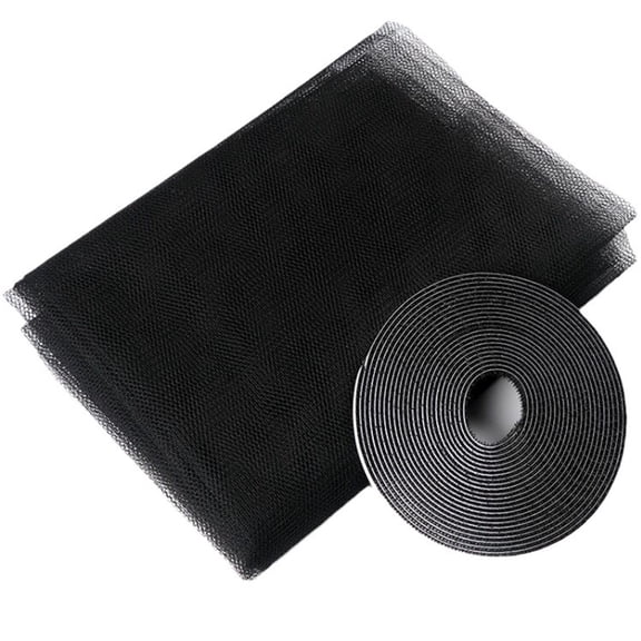 YiJuHui Self-Adhesive Magnetic Fly Screen Door Curtain Mesh Netting for Windows and Doors Easy Install Washable Reusable Bug Proof Insect Barrier
