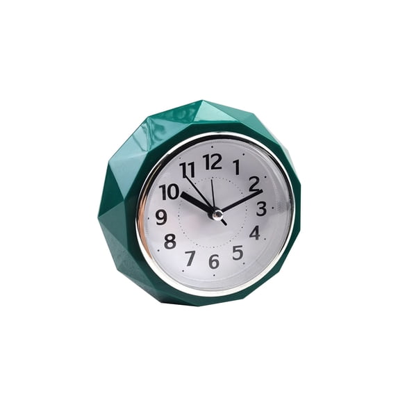 YiJuHui Silent Sweep Alarm Clock with Night Light, Battery Operated Bedside Clock, Oversized Display, Loud Music Alarm for Heavy Sleepers, Office, Bedroom, Quiet Non-Ticking