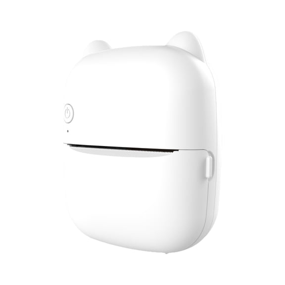 YiJuHui Voice Control Mini Printer, Intelligent Thermal Printer with App Wireless Printing, Portable Ceramic Printer for Home Office Use, HD Printing for Notes and Images