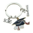 thumbnail image 1 of YiJuHui 3pcs Graduation Keychain - Bachelor's Cap Design, Durable Alloy Charm for Keys & Gifts, Party Favors, Grad Celebration Souvenir, Unique Keepsake for Friends & Family, 1 of 6