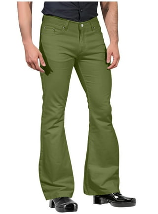 Jxzom 70s Disco Pants for Men,Mens Bell Bottom Jeans Pants,60s 70s Bell  Bottoms Vintage Denim Pants Jeans Flare Pants for Men