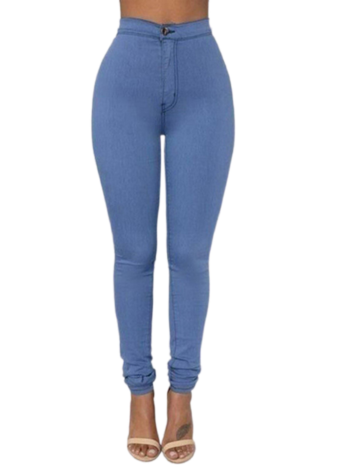 High waisted Pants Jeggings with pockets • FS582