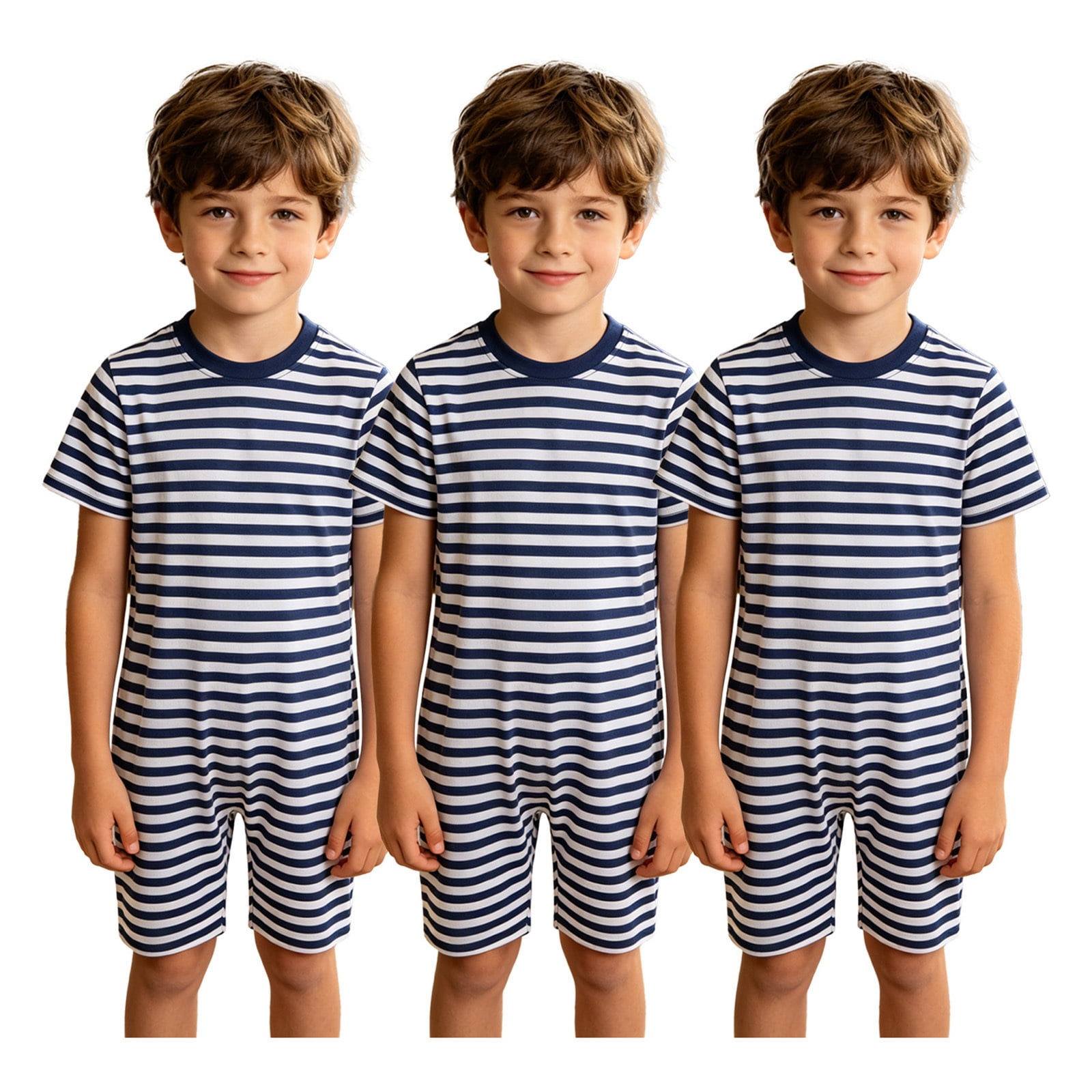 YiZYiF 3 Packs Adaptive Clothing for Special Needs Kids Short Sleeve ...