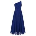 thumbnail image 1 of YiZYiF Big Girls Shiny Beaded One Shoulder Evening Proms Dress High-low Hem Birthday Party Dresses Blue 6, 1 of 2