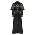 thumbnail image 1 of YiZYiF Clergy Robe for Women Long Sleeve Loose Clergy Maxi Dress Minister Pulpit Liturgical Vestment Black XXL, 1 of 7