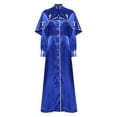 thumbnail image 1 of YiZYiF Clergy Robe for Women Long Sleeve Loose Clergy Maxi Dress Minister Pulpit Liturgical Vestment Blue L, 1 of 7