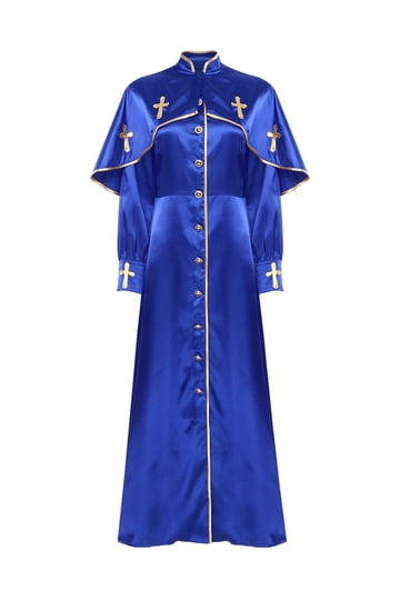 apostolic formal dresses Karissa" Royal Blue Lace Dress