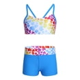 thumbnail image 1 of YiZYiF Two-Piece Tankini Swimsuit, Size 10, Sky Blue (Girl's), 1 of 7