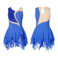 thumbnail image 1 of YiZYiF Girls Floral Figure Ice Skating Dress Sleeveless Rhinestone Ballet Gymnastics Leotard, 1 of 5