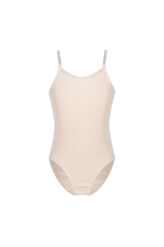 Girls Scoop Neck Ballet Dance Gymnastics Tank Leotard,Sizes 6-14