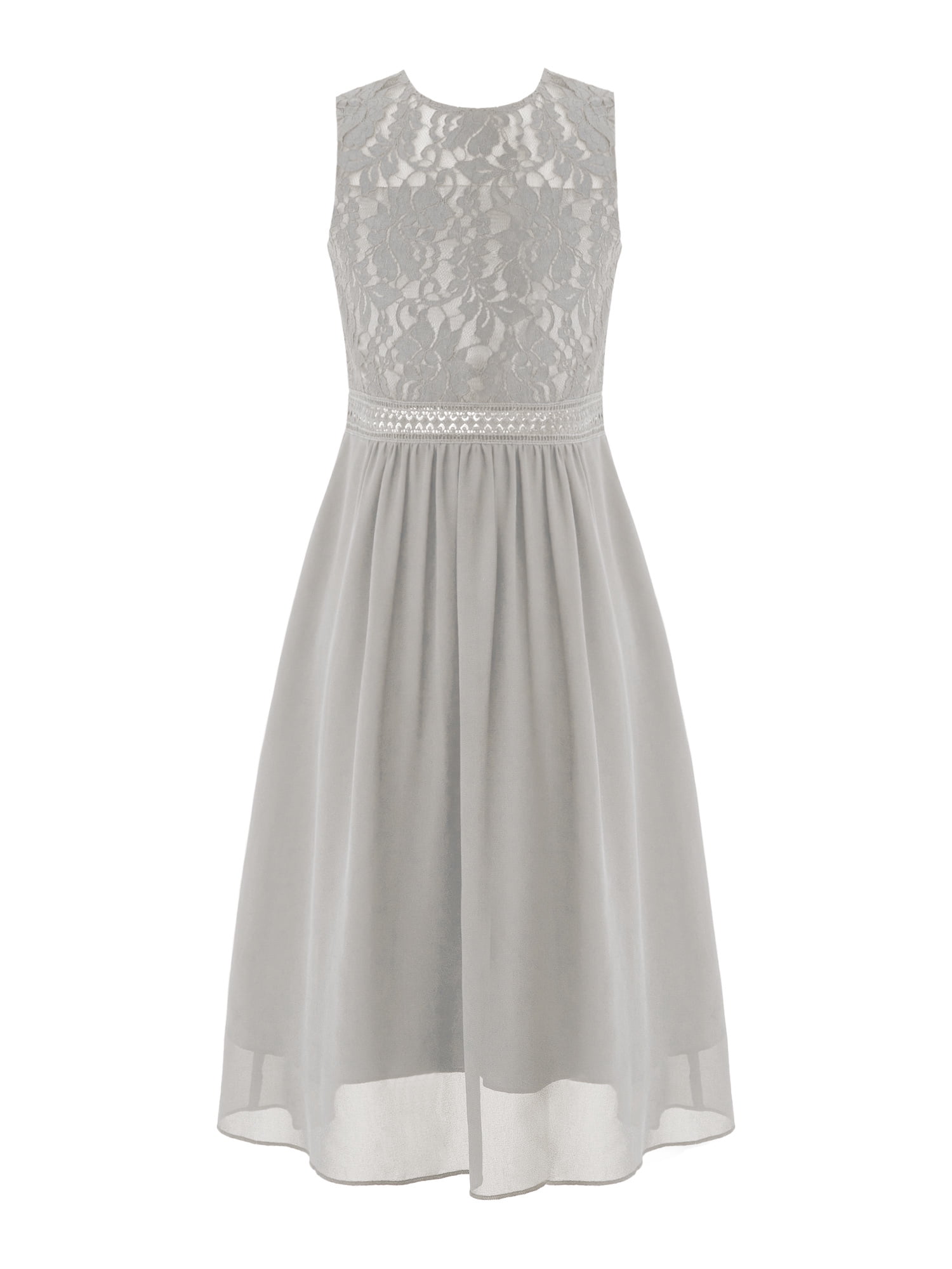 Girls Birthday Elegant Dress Girls Sleeveless Fluffy Dress