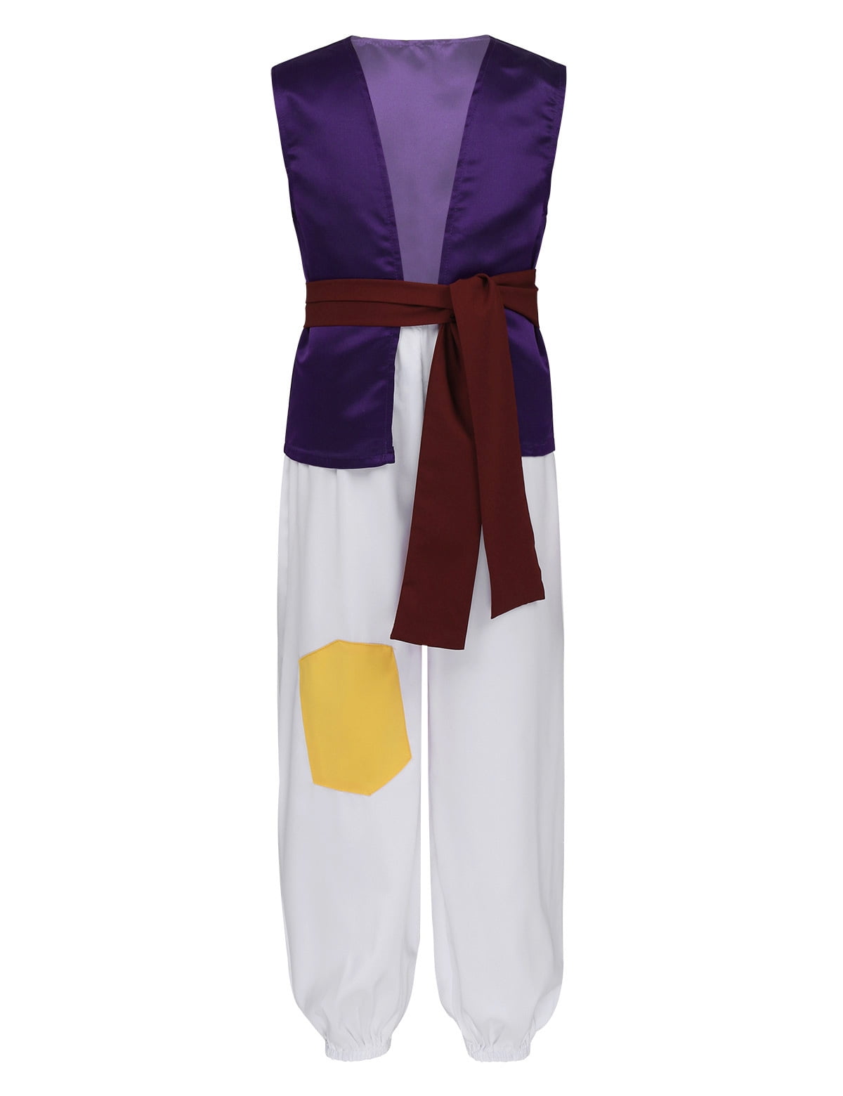 Boys Arabian Prince Vest Costume - Fairy Tale Role Play Waistcoat For Kids