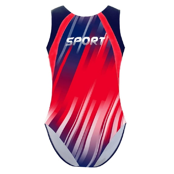 YiZYiF Kids Boys Sports Leotard Gymnastics One Piece Sleeveless Jumpsuits Workout Running Costumes Red 6