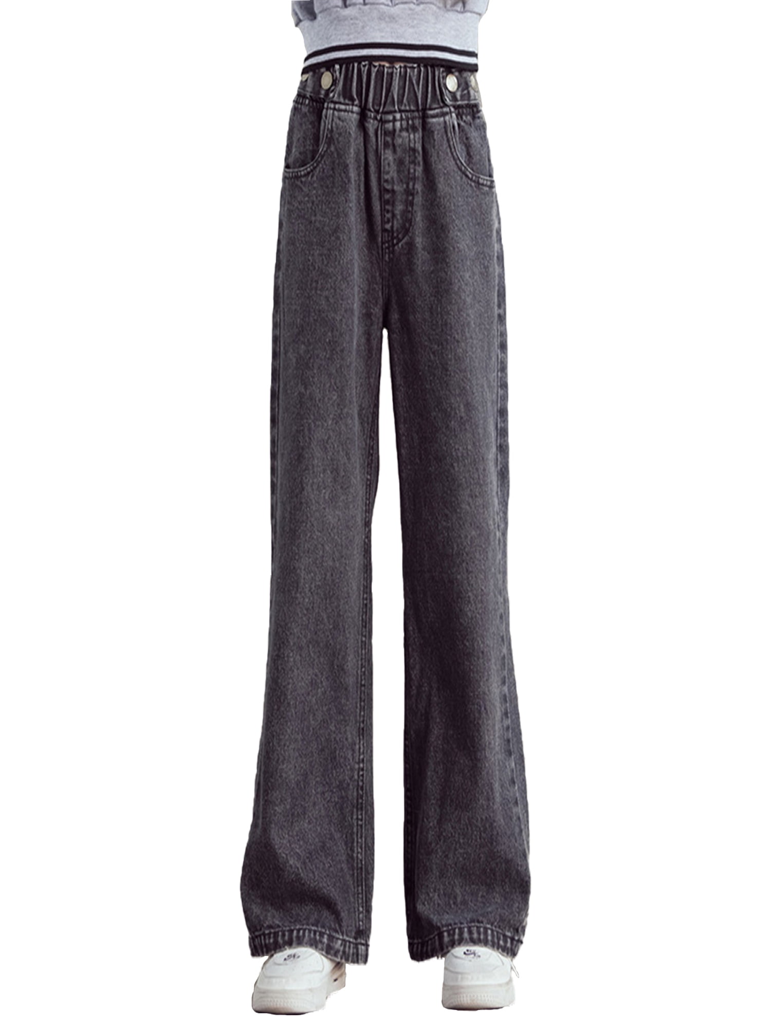 Mrat Full Length Pants Jeans Loose Pants Women Casual Ladies