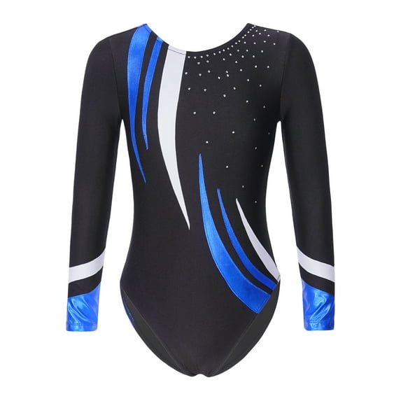 YiZYiF Kids Girls Cutout Back Gymnastics Exercise Leotard Ballet Basic Dance Wear