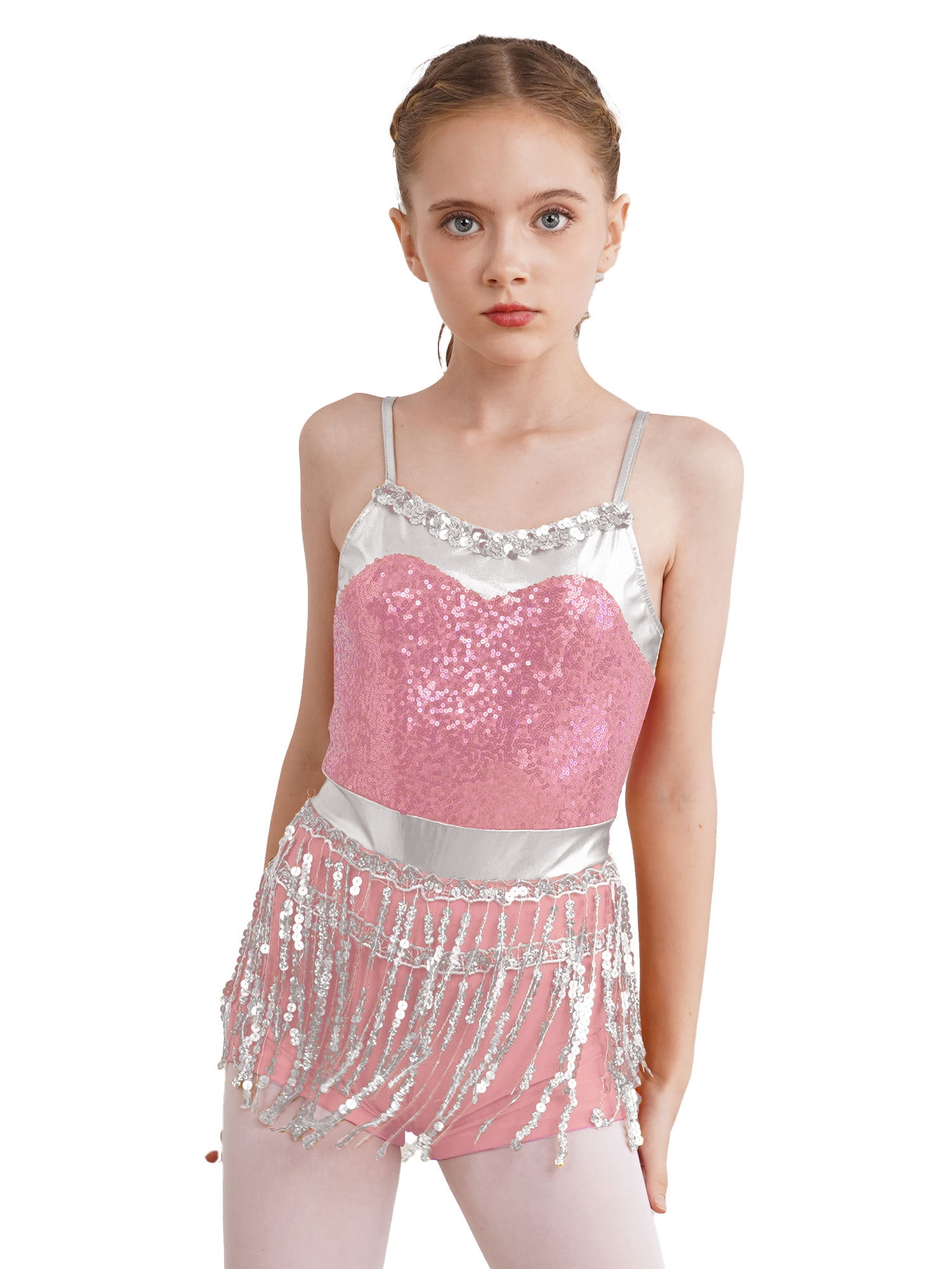 Amazon.com: Hularka Kids Girls Sparkle Gymnastics Leotard