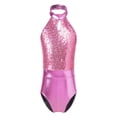 thumbnail image 1 of YiZYiF Kids Girls Shiny Sequins Ballet Dance Gymnastic Tank Leotard Unitard Light Pink 10, 1 of 7