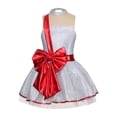 thumbnail image 1 of YiZYiF Kids Girls Sparkly Sequins Sleeveless Bowknot Tutu Skirt Dress Christmas Party Dance Costume White-A 8, 1 of 7