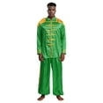 thumbnail image 1 of YiZYiF Mens Halloween SGT Sergeant Pepper Costume 60s Hippie Music Star Jacket with Pants 2Pcs Set Green L, 1 of 7