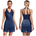 thumbnail interactive-video image 1 of Sparkly Gold Rhinestone Bodysuit - Latin Dance Club Wear With Crystal Fringe 1 of 14