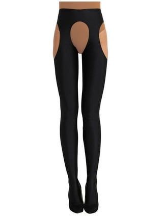 Chiccall Fleece Lined Tights for Women, High Waist Fake Translucent Leggings  Thermal Warm Sheertex Tights Winter Slim Stretchy Pantyhose,on Clearance 