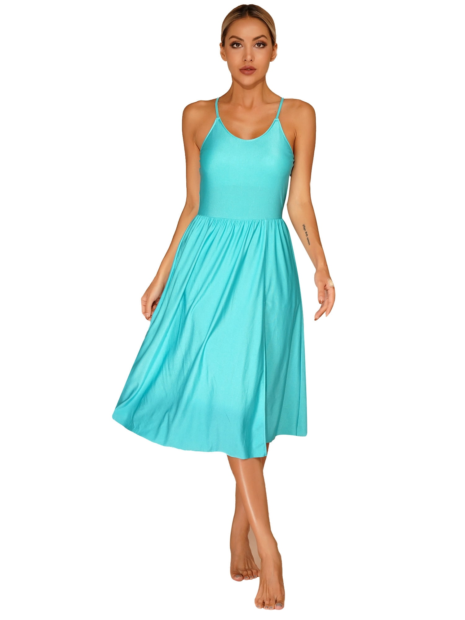 blue casual midi dress Cruising By Blue Floral Short Sleeve Midi Dress