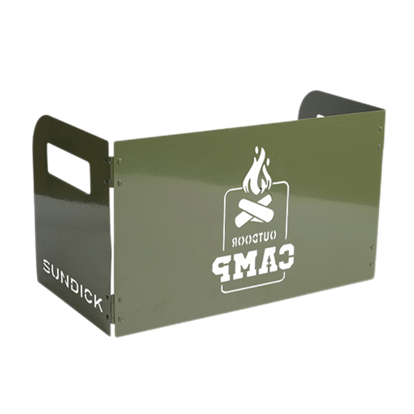 YiaNXan 3 Plates Folding Camping Stove Windshield for Hiking Cooking