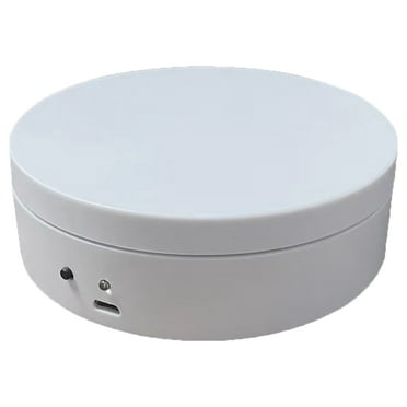 YiaNXan 360 Degree Rotating Motorized Display Stand USB Charging/Battery Operated Automatic Revolving Platform for Model Cake 3D Images