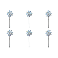 thumbnail image 1 of YiaNXan 6 Pack Reflective Pinwheels with Stakes (Assembly Required), Extra Sparkly Pin Wheel for Garden Decor, Bird Repellent Devices Deterrent to Scare Birds Away from Yard Patio Farm (Small), 1 of 5