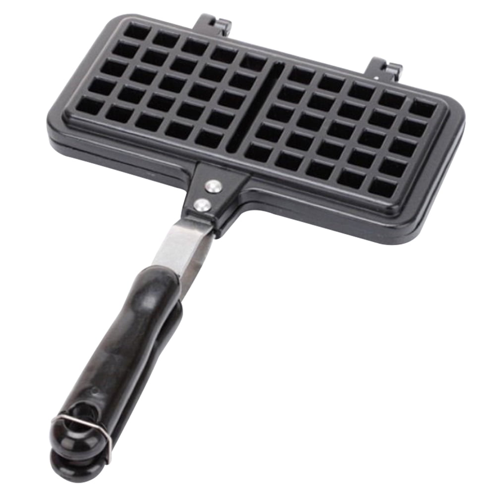YiaNXan Rectangle Camping Waffle Maker Pan NonStick Belgian Waffle