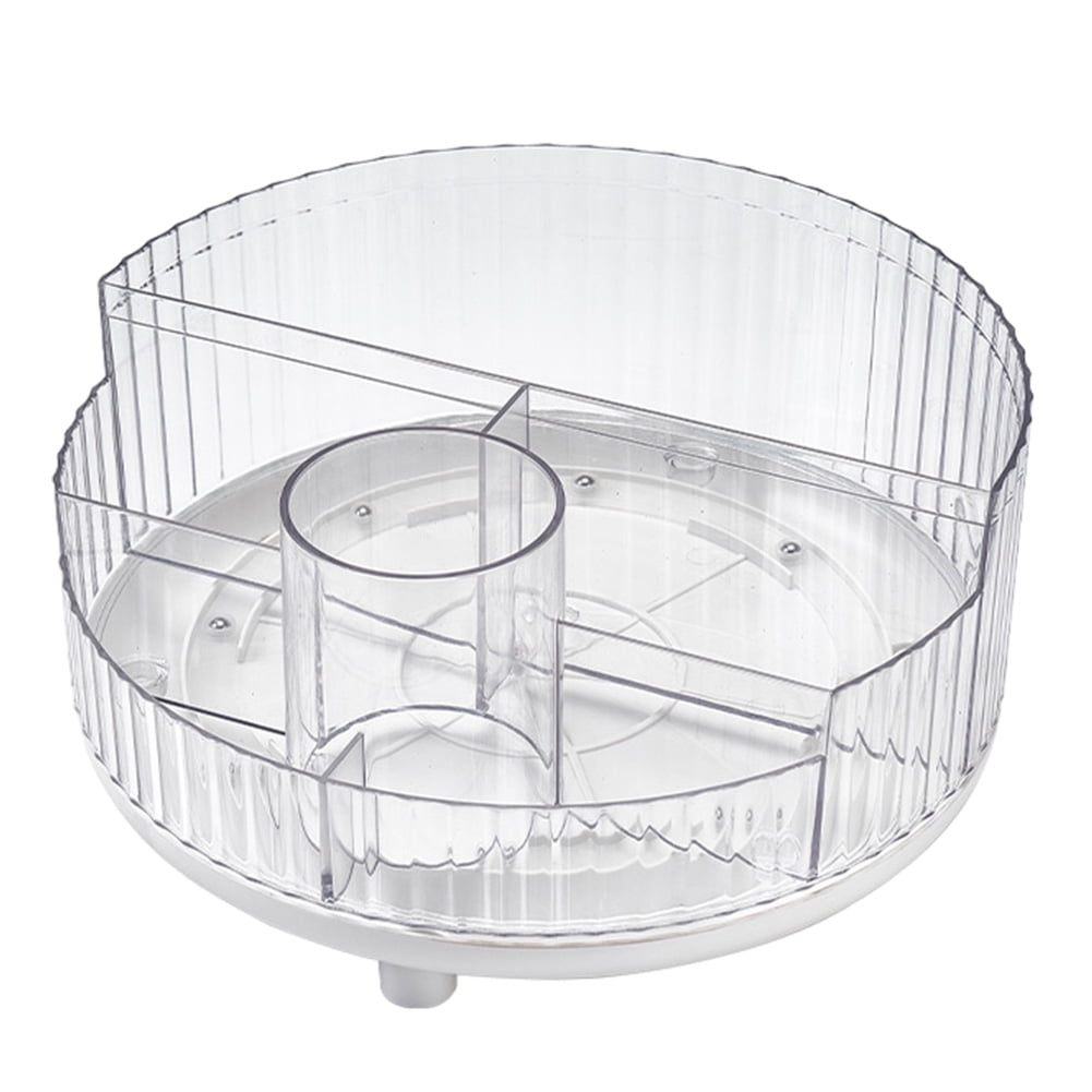 YiaNXan Round Cosmetic Display Cup 360 Degree Rotating for Vanity