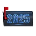 thumbnail image 1 of Yiaed 2025 Happy New Year 5 Print Mailbox Covers, Magnetic Mailbox Cover, Mail Box Covers for Garden Outdoor Decor Box Covers-25.5x21 in, 1 of 8