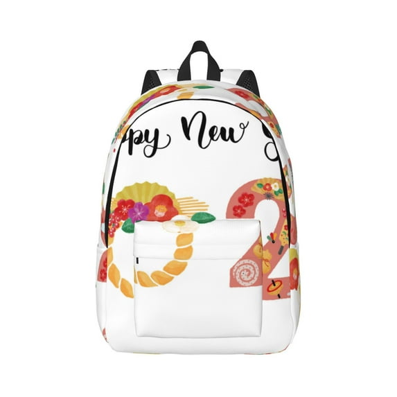 Yiaed 2025 New Year'S Print Backpack, Premium Laptop Backpack, Travel Backpack for Women, Lightweight Backpacks, Comfortable Back Pack-Small