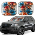 thumbnail image 1 of Yiaed 3D Butterfly Print Car Front Windshield Sun Shade,Foldable Anti-UV Car Sunshade for Front Window for Most Vehicles-Large, 1 of 5