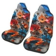 thumbnail image 1 of Yiaed 3D Butterfly Print Car Seat Covers,Universal Auto Seats Protector Fits for Car,SUV Sedan,Truck,Automotive Seat Covers & Accessories(Two packs), 1 of 7
