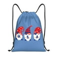 thumbnail image 1 of Yiaed 4th of July Gnomes Print Drawstring Bags Drawstring Backpack Bulk String Back Pack Gym Sport Bag-Medium, 1 of 5
