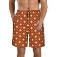 thumbnail image 1 of Yiaed 60s and 70s Aesthetic Print Men's Swim Trunks with Lining Quick Dry Sports Shorts Beach Shorts Boardshorts-Large, 1 of 5