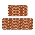 thumbnail image 1 of Yiaed 70's Retro Kitchen Rugs Sets of 2 Kitchen Mats Cushioned Anti Fatigue Kitchen Rug Tapetes Para Cocina for Sink,Laundry Room, 1 of 6